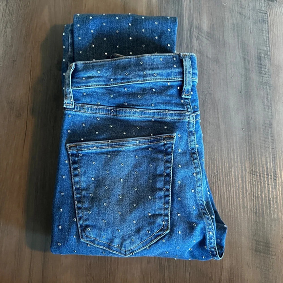 Top shop Rhinestone moto  Jamie jeans - Picture 4 of 4